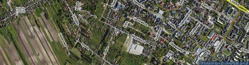 Zdjęcie satelitarne Mickiewicza Adama ul.